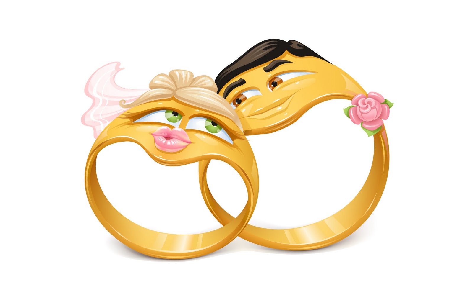 Funny Love Wedding Rings. Free