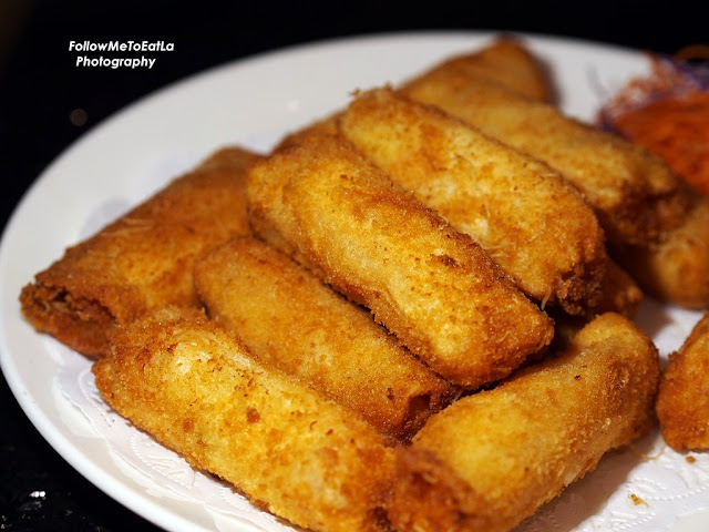  Crispy Deep-Fried Prawn & Fresh Mango Rolls