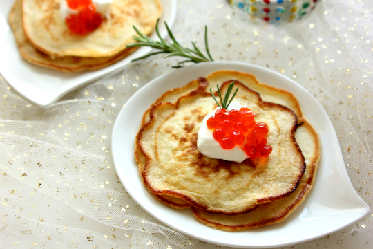 Bánh xếp Blini – Món bánh người Nga dành cho mùa Lễ Hội