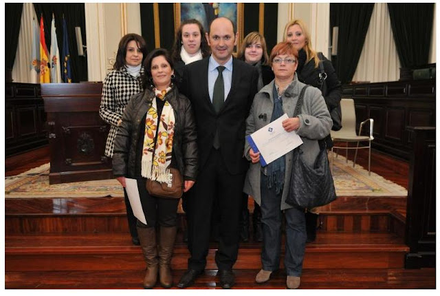 Entrega de Diplomas do Curso Actívate da Deputación de Pontevedra celebrado en Barro.
