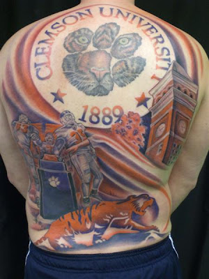 Clemson Tattoos on Share To Twitter Share To Facebook Labels Clemson Liverpool Man