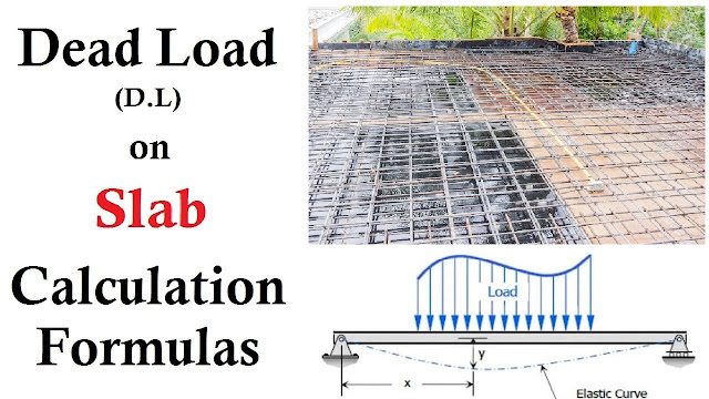 Formula use in dead load of slab calculations