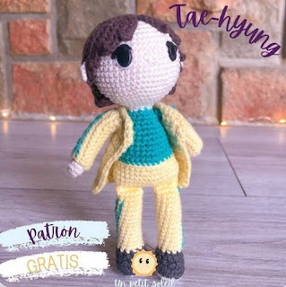 PATRON GRATIS TAE-HYUNG | BTS AMIGURUMI 53532