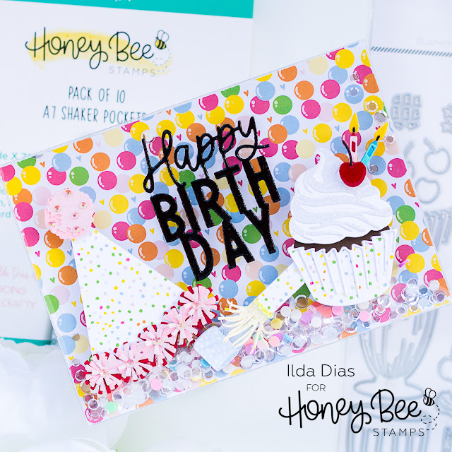 Big, Birthday, Celebration Shaker Card, Honey Bee Stamps, flat,Frameless ,Infinity,how to, hand made card, die cutting, card making, ilovedoingallthingscrafty,pattern Paper, crafty Tips,