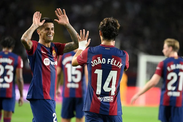 Cancelo et Félix, les stars du Barça