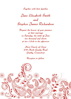 printable wedding invitations