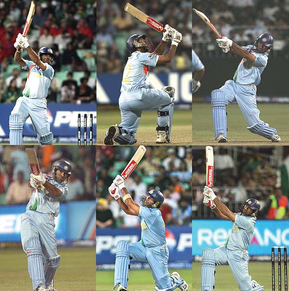 Yuvraj Singh Six Sixes