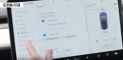 Pet Mode added on Tesla  Software Version 10