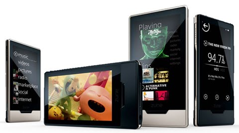 Zune HD loveable interface display