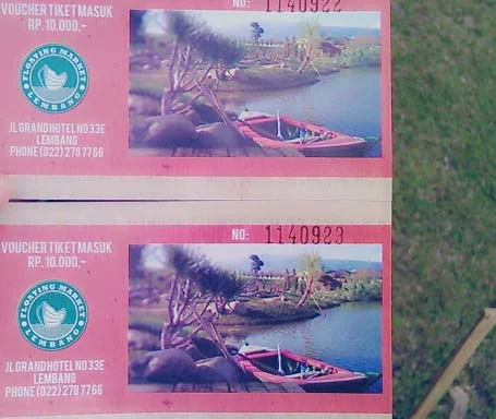 Tiket Masuk Floating Market Lembang