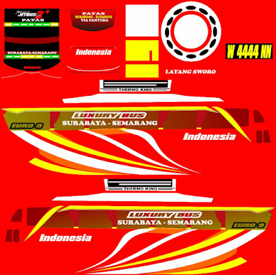 Kumpulan Livery Bus Simulator Indonesia V7 2020