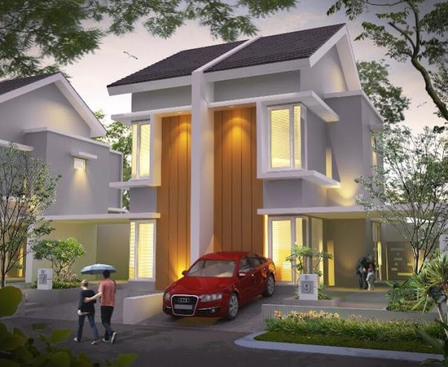 Contoh Desain Rumah Minimalis  2 Lantai