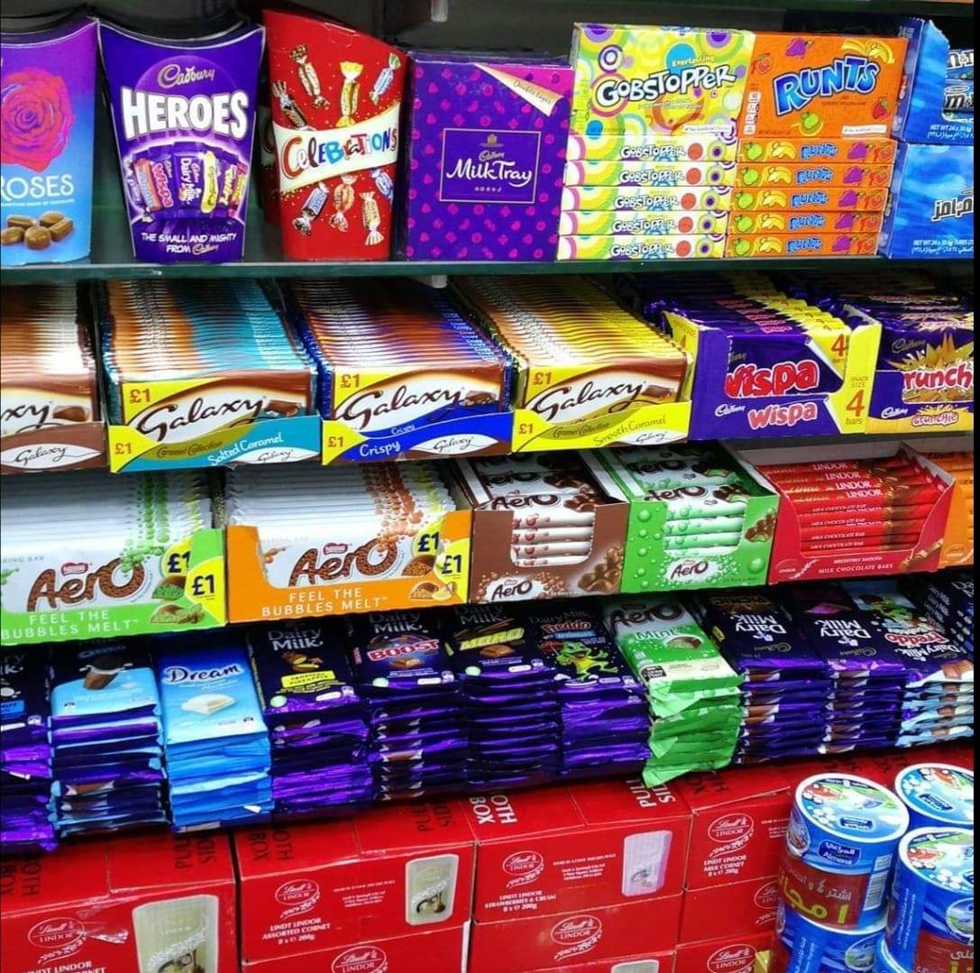عناوين أفضل أماكن بيع الحلويات المستوردة بسعر الجملة في مصر
