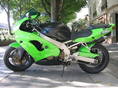 Green Monster- Kawasaki Ninja ZX9R, Kawasaki Ninja ZX9R, kawasaki, motorcycle