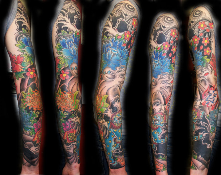 Japanese sleeve tattoos is what they are called