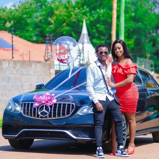 Diana Marua gifts her husband Kevin Bahati