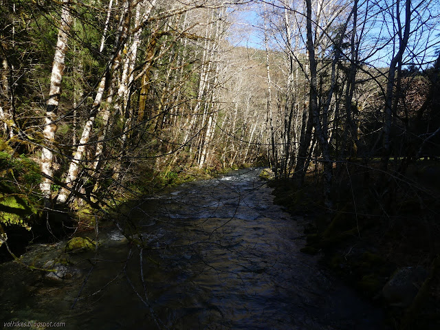 Willow Creek, East Fork, on its way to Trinity River, then Klamath River, then the ocean