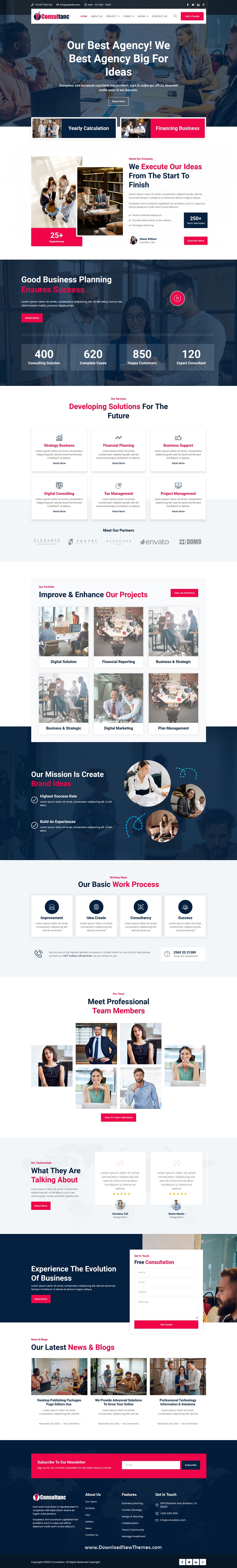 Consultanc - Business Consulting Elementor Template Kit Review