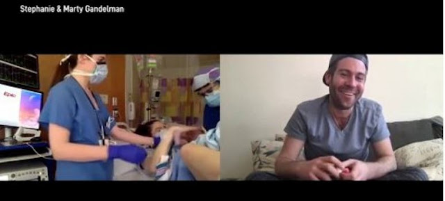 Dad Forced To Watch The Birth Of His Child On Video Call 