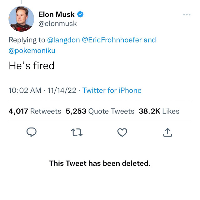 Elon Musk fires Twitter engineer who publicly questioned him