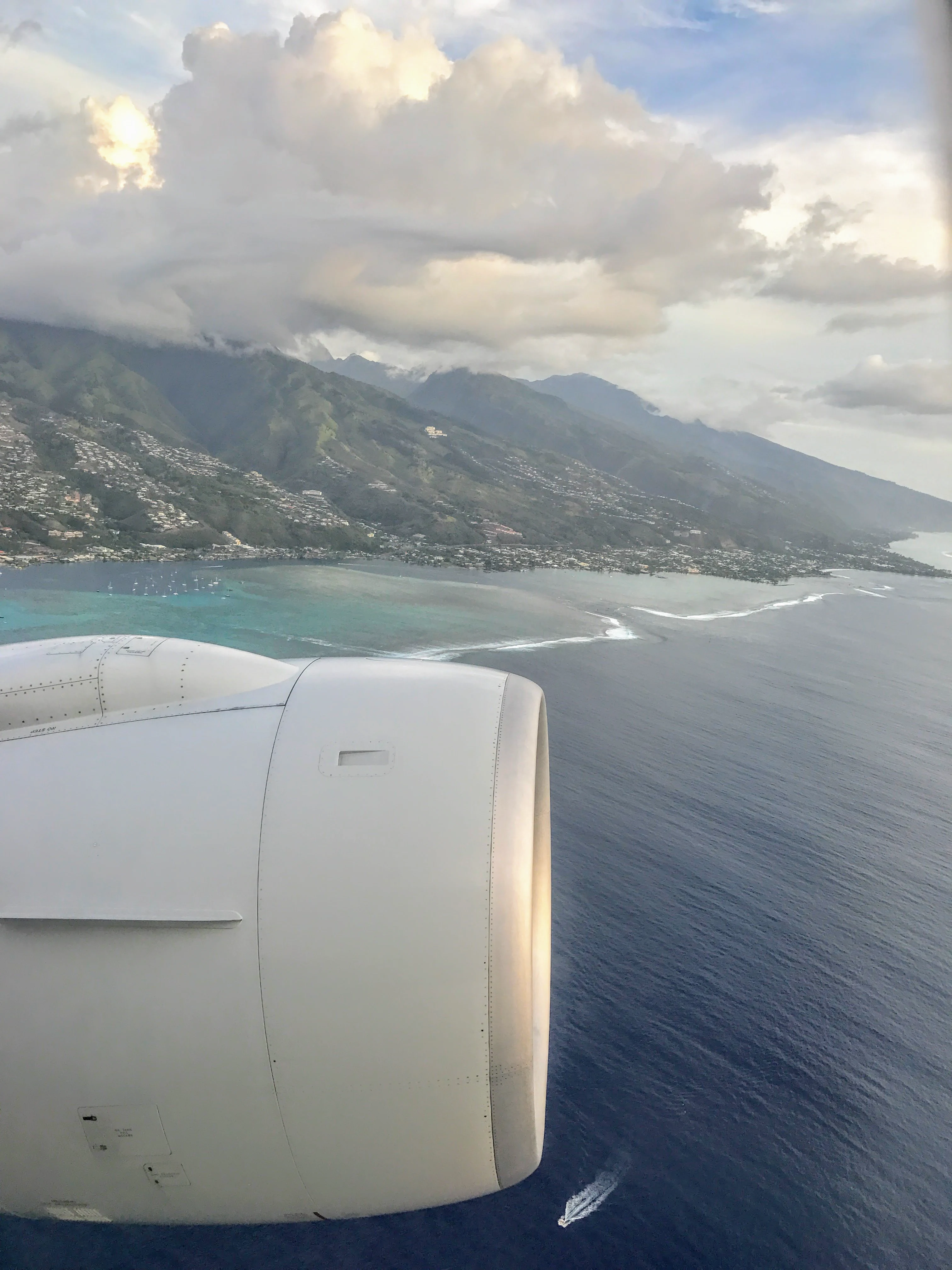 環遊世界｜紐西蘭｜紐西蘭航空 NZ41 大溪地⟶奧克蘭 特選經濟艙飛行紀錄 (B787-900)