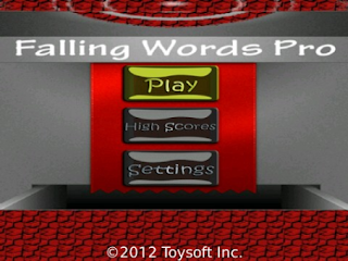 Falling Words Pro v1.0.1 for BlackBerry