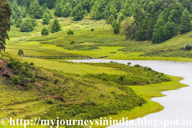 Lake at Mannavanur Grass Lands Kodaikanal