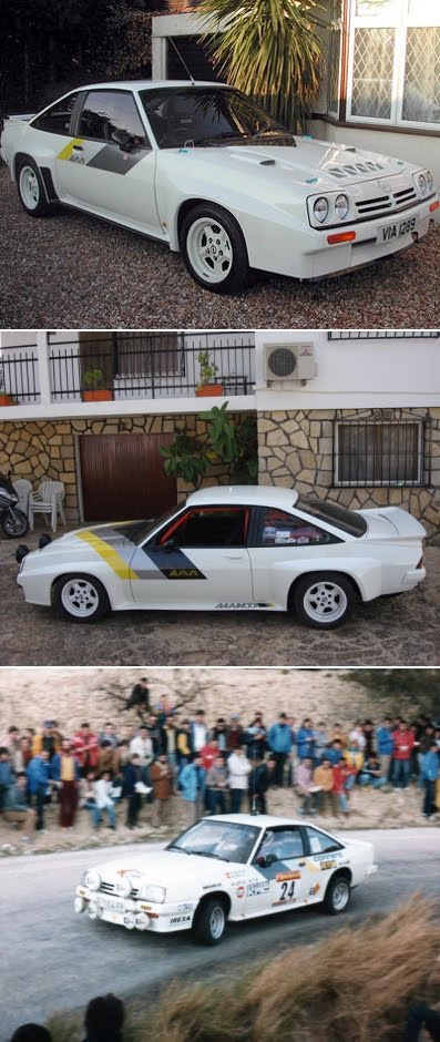 El Opel Manta GTE lleva un motor de 2 litros de cilindrada concretamente