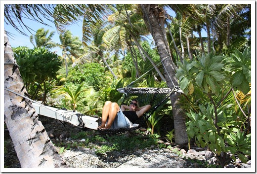 Livia in hammock