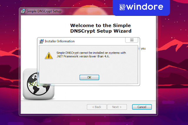Simple DNSCrypt Mengalami Masalah FFramework
