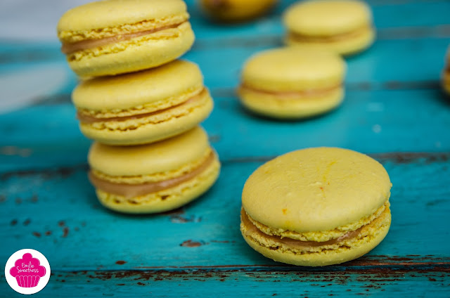 Macarons au citron - crème de citron