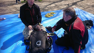 Skydive Hokkaido　gear check before skydive