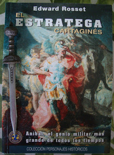 Portada del libro El estratega cartaginés, de Edward Rosset