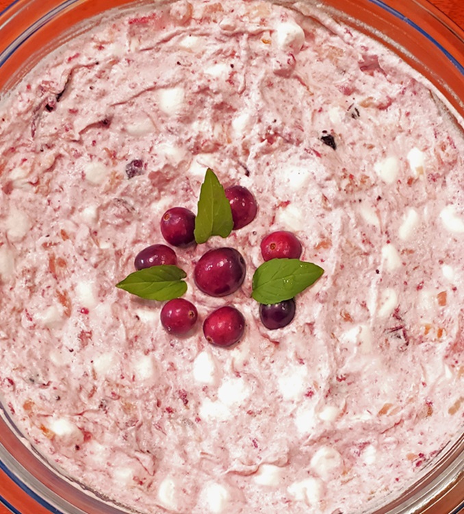 cherry fluff fruit salad