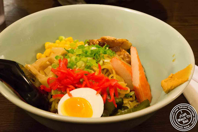 Image of Hiyashi Ramen-Nasu at Ramen Takumi in Greenwich Village NYC, New York