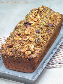 cake, CHOCOLAT, goûter, kamut, mascarpone, noisettes, petit-déjeuner, purée de noisettes, 