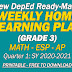 New Ready-Made WEEKLY HOME LEARNING PLANS (GRADE 3) Quarter 1