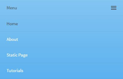 Cara Membuat Navigasi Menu Responsive Keren untuk Blogger