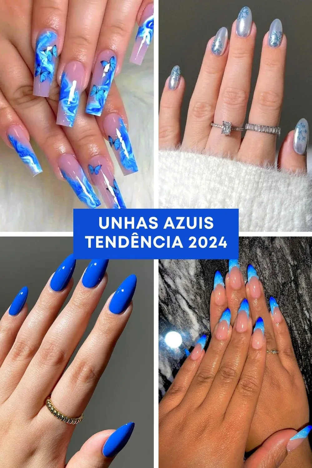 Unhas Azuis: A Tendência de Esmalte que Você Precisa Experimentar em 2024