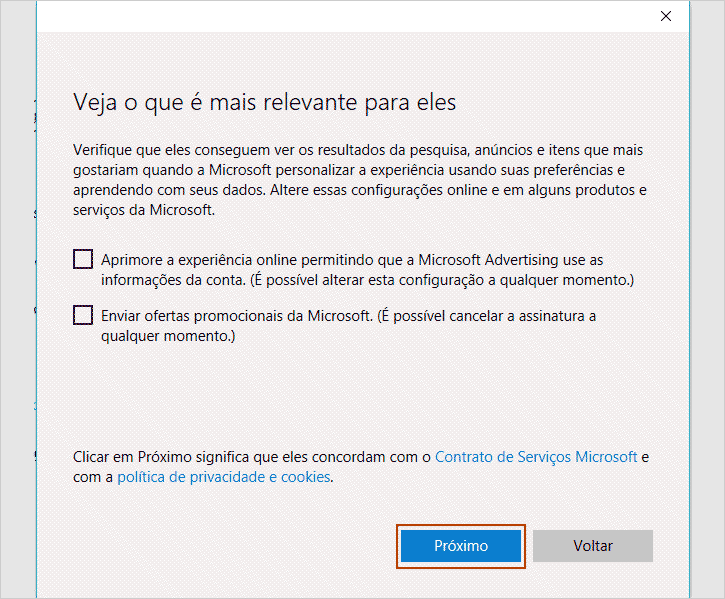 Configurações de privacidade no Windows 10