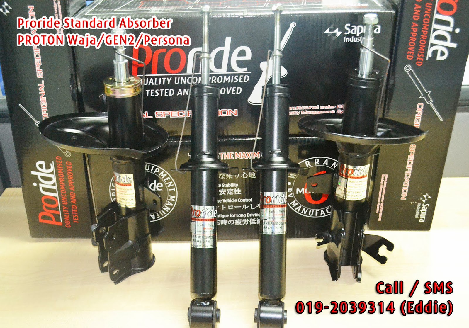 Proride Suspension System  Shock Absorber  Coil Spring 