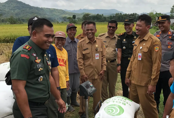 Tim Satgas Pangan Sukoharjo Melaksanakan Serap Gabah Petani Sesuai HPP Pemerintah