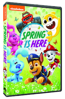 Nick Jr Spring is here DVD, paw patrol, blue's clues and you, baby shark, blaze