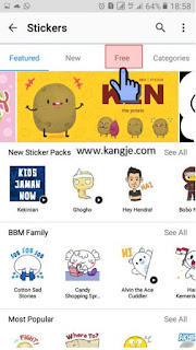 Langkah 3 Cara Download Stiker BBM Gratis