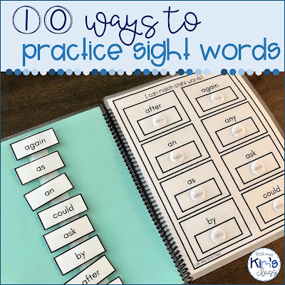 Sight word practice in special education