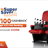Paytm - Rs. 100 Cashback on Minimum 2 Movie Ticket Booking on Every Saturday/Sunday (ICICI Users) 