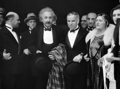 Charles Chaplin y Albert Einstein