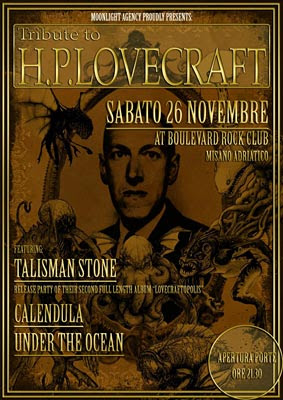 Tribute to H.P. Lovecraft, 2011, locandina