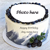 Happy Birthday Fruit Cake With Name And Photo Edit Online