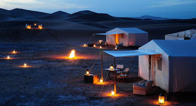 Bivouac desert Maroc